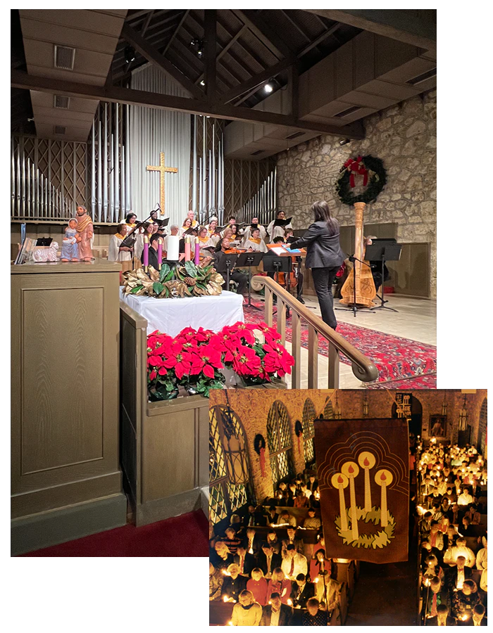 Advent Services, collage image
